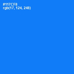 #117CF8 - Azure Radiance Color Image