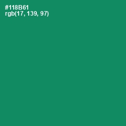 #118B61 - Elf Green Color Image