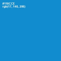 #118CCE - Pacific Blue Color Image