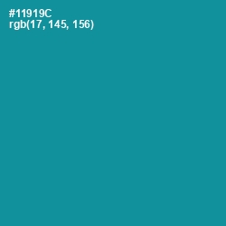 #11919C - Blue Chill Color Image