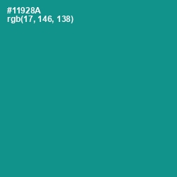 #11928A - Blue Chill Color Image