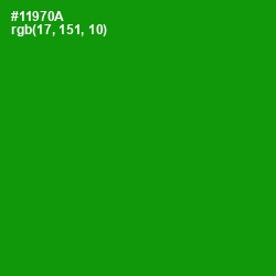 #11970A - Forest Green Color Image