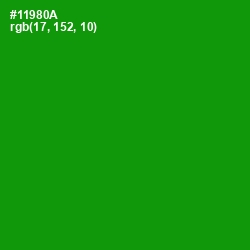 #11980A - Forest Green Color Image