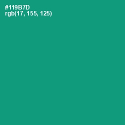 #119B7D - Elf Green Color Image