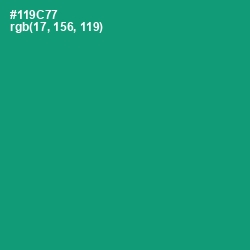 #119C77 - Elf Green Color Image