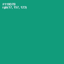 #119D7B - Elf Green Color Image