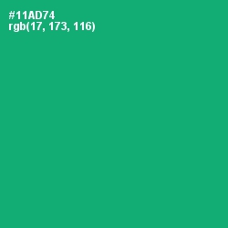 #11AD74 - Jade Color Image
