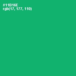 #11B16E - Jade Color Image
