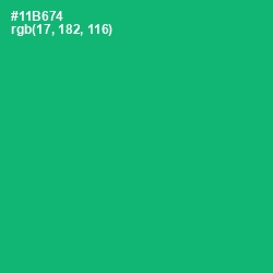 #11B674 - Jade Color Image