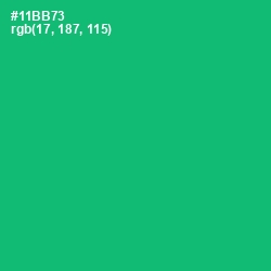 #11BB73 - Jade Color Image