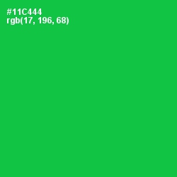 #11C444 - Malachite Color Image