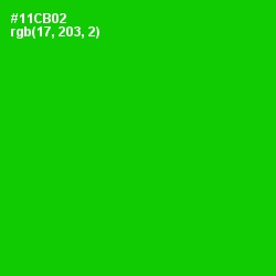 #11CB02 - Green Color Image