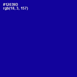 #12039D - Ultramarine Color Image