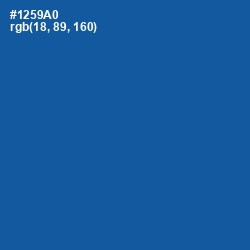 #1259A0 - Fun Blue Color Image