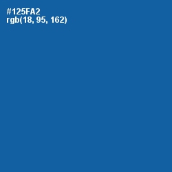 #125FA2 - Fun Blue Color Image