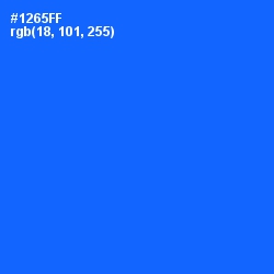 #1265FF - Blue Ribbon Color Image