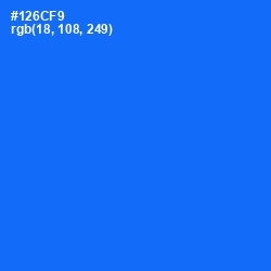 #126CF9 - Blue Ribbon Color Image