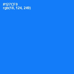 #127CF9 - Azure Radiance Color Image