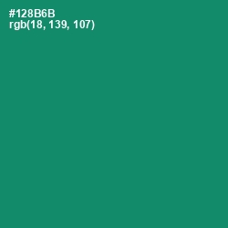 #128B6B - Elf Green Color Image