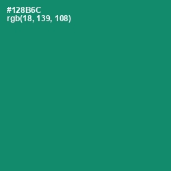 #128B6C - Elf Green Color Image