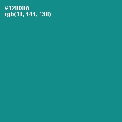 #128D8A - Blue Chill Color Image