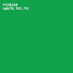 #12A24A - Green Haze Color Image