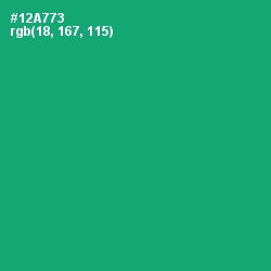 #12A773 - Jade Color Image