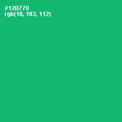 #12B770 - Jade Color Image