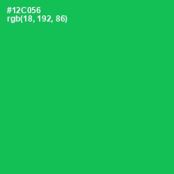 #12C056 - Malachite Color Image