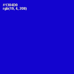 #1304D0 - Dark Blue Color Image