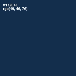 #132E4C - Blue Zodiac Color Image