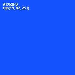#1352FD - Blue Ribbon Color Image