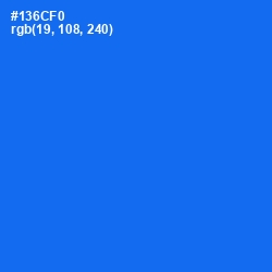 #136CF0 - Blue Ribbon Color Image