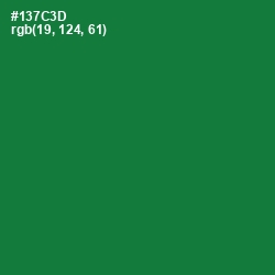 #137C3D - Fun Green Color Image