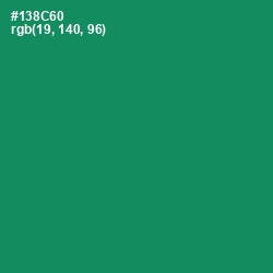 #138C60 - Elf Green Color Image