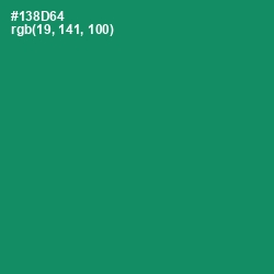 #138D64 - Elf Green Color Image