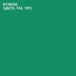 #138E65 - Elf Green Color Image