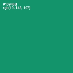 #13946B - Elf Green Color Image