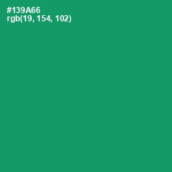 #139A66 - Elf Green Color Image