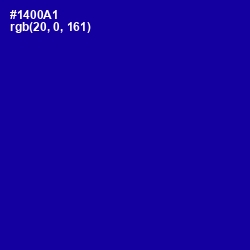 #1400A1 - Ultramarine Color Image