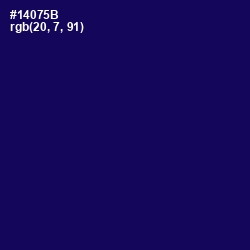 #14075B - Gulf Blue Color Image