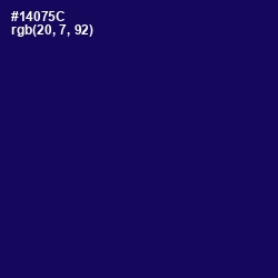 #14075C - Gulf Blue Color Image