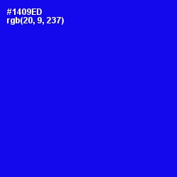 #1409ED - Blue Color Image