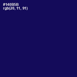 #140B5B - Gulf Blue Color Image