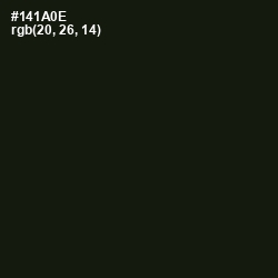 #141A0E - Green Waterloo Color Image