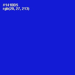 #141BD5 - Dark Blue Color Image