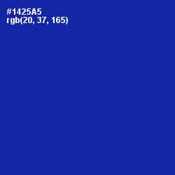 #1425A5 - International Klein Blue Color Image