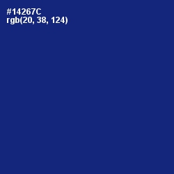 #14267C - Catalina Blue Color Image