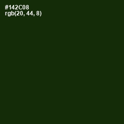 #142C08 - Deep Forest Green Color Image