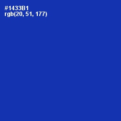 #1433B1 - Persian Blue Color Image